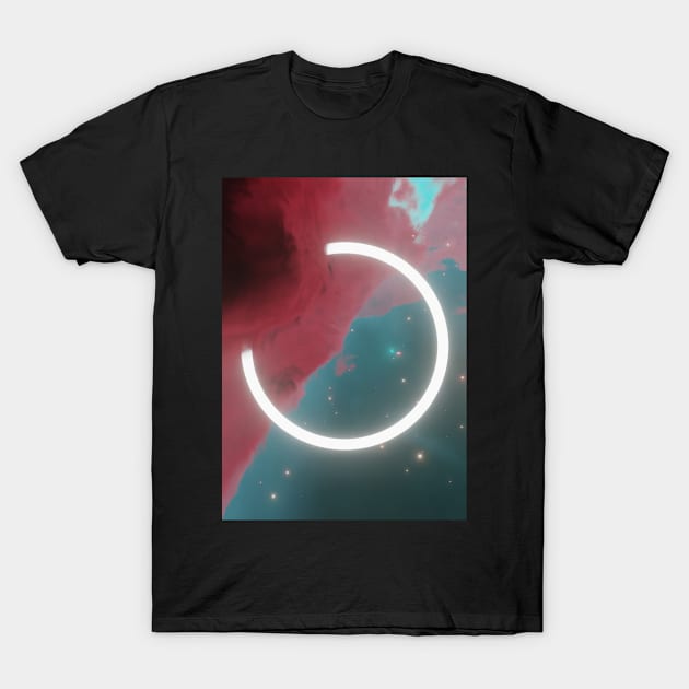 Light Ring Lost in a Nebula T-Shirt by Walford-Designs